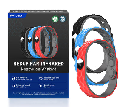 🧑‍⚕️🍃Futusly™ RedUp Far Infrared Negative Ions Body Detoxing Wristband(🔥LAST DAY 70% OFF)