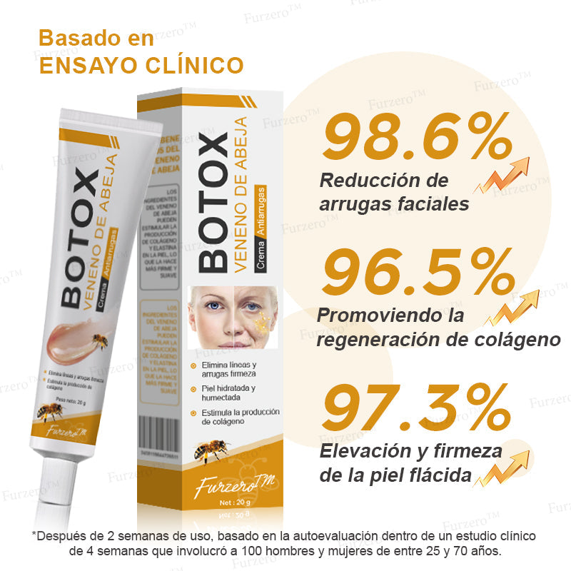 💎🍀Fabricado y enviado desde España ✅Furzero™ Botox & Veneno de Abeja – Crema Lifting Antiarrugas-Promoción de último día 70% de descuento
