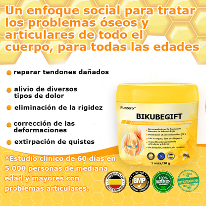 👔Furzero™ Crema de Veneno de Abeja para Articulaciones y Huesos (✨ Especialmente para condiciones ortopédicas y dolor articular ✨)