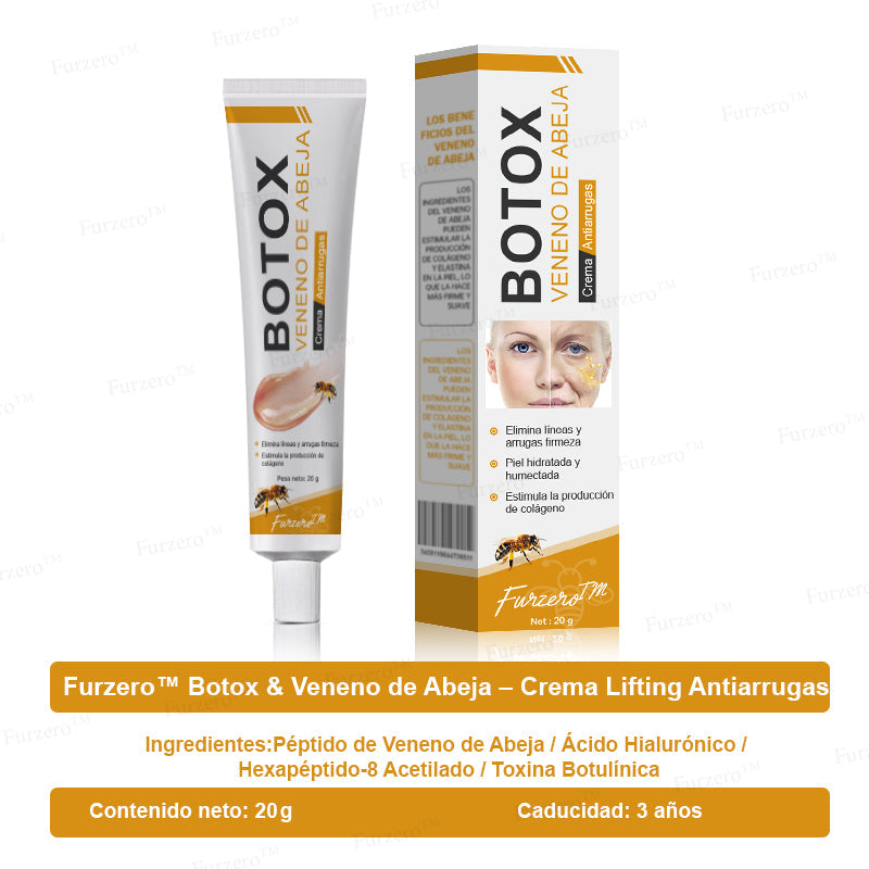 💎🍀Fabricado y enviado desde España ✅Furzero™ Botox & Veneno de Abeja – Crema Lifting Antiarrugas-Promoción de último día 70% de descuento