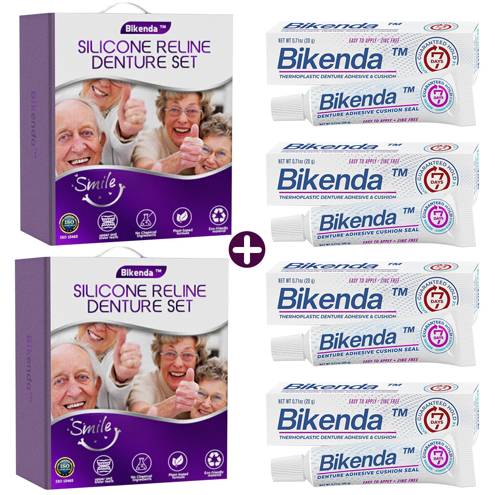 🎉💎Sitio web oficial | Bikenda™ Juego de reparación de dentaduras de silicona 👨🏻‍⚕️ Recomendado por el Consejo General de Odontólogos y Estomatólogos de España (COE)