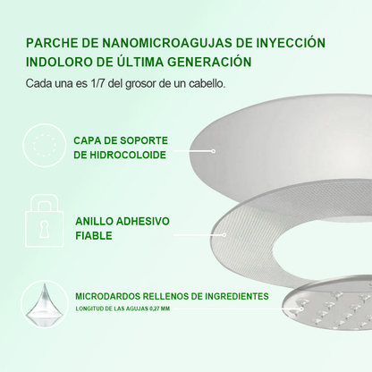 Tienda Oficial |  Evolvion® 𝑴𝒐𝒓𝒊𝒏𝒈𝗮 · 𝐁𝐞𝐫𝐛𝐞𝐫𝐢𝐧𝐞 × 𝙉𝘼𝐃+ 𝟏2-en-1 𝗔𝗱𝘃𝗮𝗻𝗰𝗲𝗱 𝙉𝙖𝙣𝙤 𝙈𝙞𝙘𝙧𝙤𝙣𝙚𝙚𝐝𝐥𝐞 𝐏𝐚𝑡𝑐𝚑 🇲🇽 (Solo una vez al día, cambios visibles en 7 días) 👨‍⚕️ Para obesidad, piel flácida, diabetes, apnea del sueño, problemas articulares y más💝💝