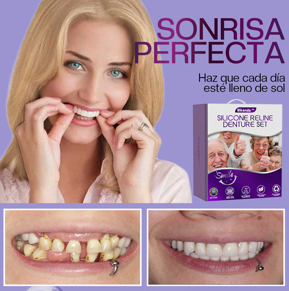 🎉💎Sitio web oficial | Bikenda™ Juego de reparación de dentaduras de silicona 👨🏻‍⚕️ Recomendado por el Consejo General de Odontólogos y Estomatólogos de España (COE)