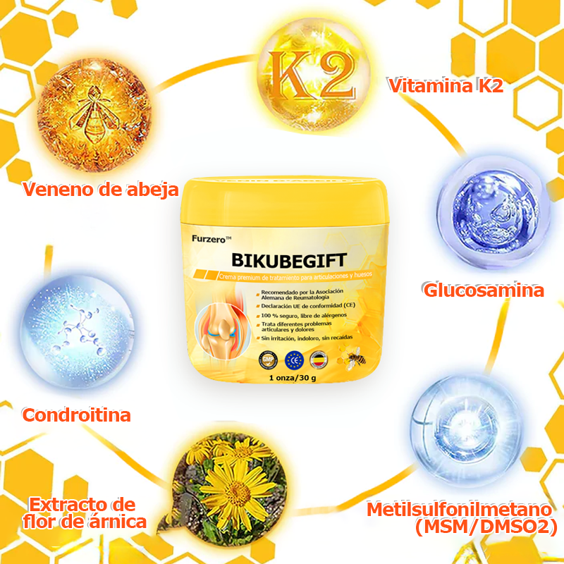 👔Furzero™ Crema de Veneno de Abeja para Articulaciones y Huesos (✨ Especialmente para condiciones ortopédicas y dolor articular ✨)