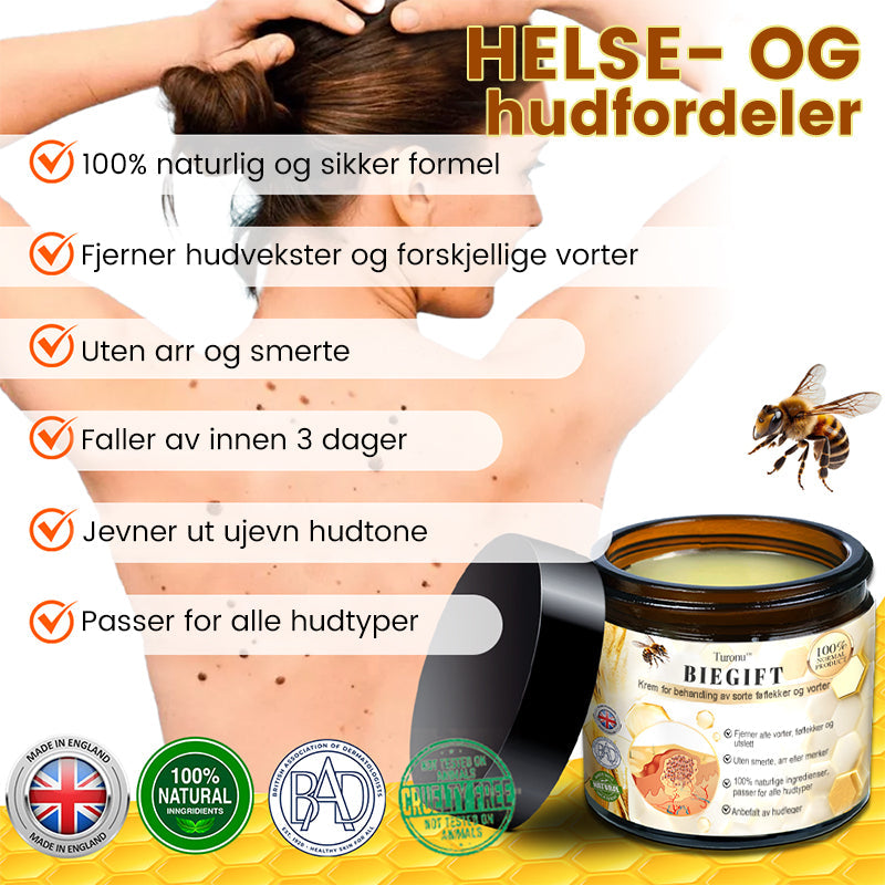 🦍Turoment™ Bie Gift Behandlingskrem (🔥Siste dag, 80 % rabatt)