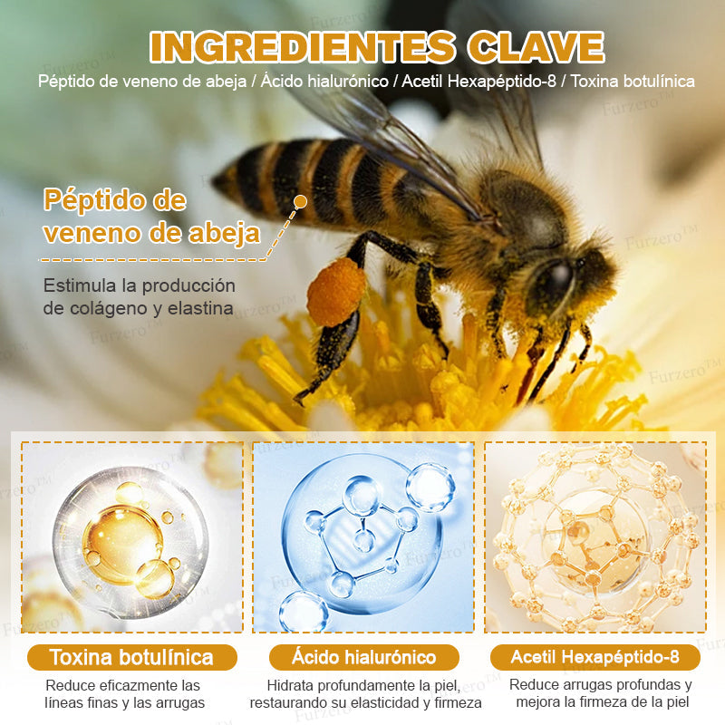 💎🍀Fabricado y enviado desde España ✅Furzero™ Botox & Veneno de Abeja – Crema Lifting Antiarrugas-Promoción de último día 70% de descuento
