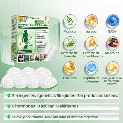 Tienda Oficial |  Evolvion® 𝑴𝒐𝒓𝒊𝒏𝒈𝗮 · 𝐁𝐞𝐫𝐛𝐞𝐫𝐢𝐧𝐞 × 𝙉𝘼𝐃+ 𝟏2-en-1 𝗔𝗱𝘃𝗮𝗻𝗰𝗲𝗱 𝙉𝙖𝙣𝙤 𝙈𝙞𝙘𝙧𝙤𝙣𝙚𝙚𝐝𝐥𝐞 𝐏𝐚𝑡𝑐𝚑 🇲🇽 (Solo una vez al día, cambios visibles en 7 días) 👨‍⚕️ Para obesidad, piel flácida, diabetes, apnea del sueño, problemas articulares y más💝💝